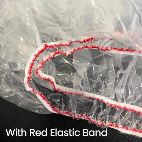 Plastic Loveseat Cover Furniture Cover for Moving - Elastic Band Design, Clear Sofa Cover Protector Loveseat Storage Bag, Waterproof & Dustproof Couch Cover Slipcover 68W x 42D x 42H Inches