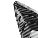 2PCS Rear Exterior Window Louver Shutter Side Cover Trim Compatible with Benz GLC Coupe C254 AMG 2024(Glossy Black)