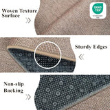 3x7 Kitchen Jute Runner Rug: Non Slip Faux Jute Rugs for Entryway Kitchen