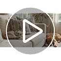 Amor Virisso Farmhouse Floral Throw Pillow Covers 18x18 Set of 2 Block Print Pillow Covers Neutral Boho Floral Striped Decorative Pillow Covers for Sofa Couch Bed, Brown