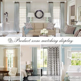 Silver Curtain Rod for Windows 48 to 84 Inches(4-7ft), 1" Diameter Heavy-Duty Adjustable Decorative Curtain Rod with Striped Twisted Finials - for Living Room Bedroom (Modern Home Decor)
