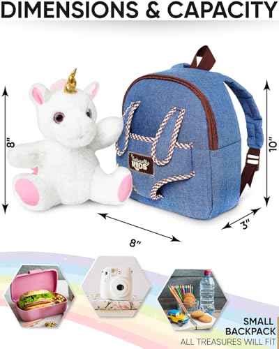 Unicorn Toddler Backpack and Table Lamp for Kids Bedroom - Gift for All Ages