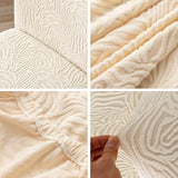 Dining Chair Covers, Chair Covers for Dining Room Stretch Parsons Chair Slipcover, for Dining Room Kitchen Chair Protector Cover, Removable, Washable (Beige, 6 Pack)