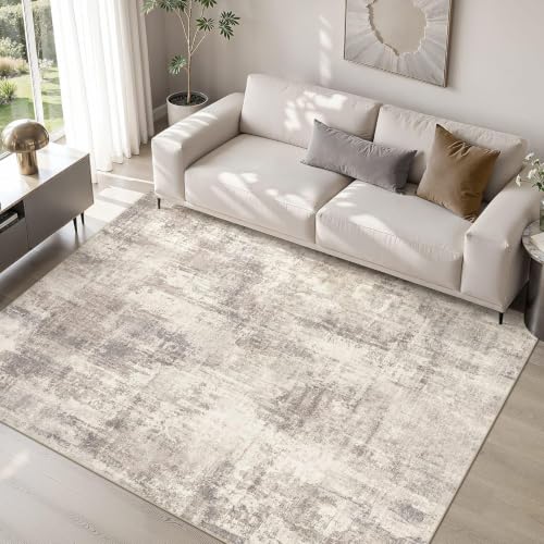 5x7 Area Rug for Living Room Washable Abstract Indoor Carpet