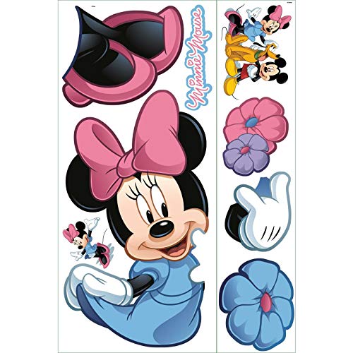 Disney RoomMates RMK1509GM Disney Minnie Mouse Giant Peel and Stick Wall Decal