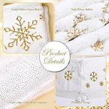 NIBESSER Christmas Tree Collar 30 Inches Plush Tree Skirt Ring with Silver Snowflake Tree Basket Plastics Sheets with Collar Cover Holiday Home Party Christmas Tree Decoration Xmas Ornaments