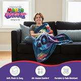 The Super Mario Galaxy Movie Throw Blanket, Yoshi, Soft Cozy Decorative Blanket for Couch, Bed, or Gaming Room (100% Officially Licensed Product) by Franco Collectibles