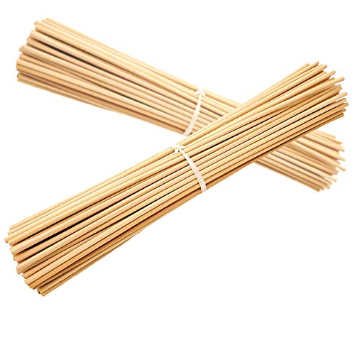 Reed Diffuser Replacement Bamboo Sticks 100 pcs - 9.8in Long (23cm) - for Room Fragrance Oil Diffuser - Room Aromas - Diffuser Kit - Reeds for Aromatization - Aromatherapy Bamboo Sticks - Scentless