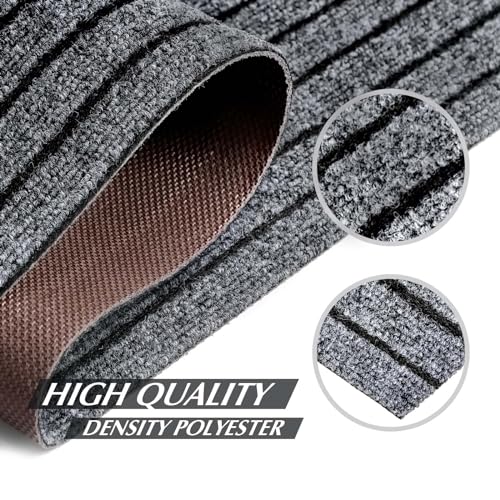 Outdoor/Indoor 2ft x 6ft Runner Rug, Hallway Custom Sizes Non-Slip Rubber Backing Area Runner Rugs Waterproof Carpet Rugs for Kitchen Entryway Balcony Garage Stair Laundry