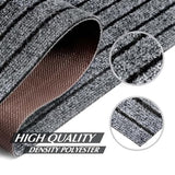 Outdoor/Indoor 2ft x 6ft Runner Rug, Hallway Custom Sizes Non-Slip Rubber Backing Area Runner Rugs Waterproof Carpet Rugs for Kitchen Entryway Balcony Garage Stair Laundry