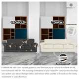 URBANLIFE Stretch Sofa Covers & Loveseat Couch Covers for 3 Cushion Sofa with 2 Cushion Sofa for Living Room Slipcover Set, Cream