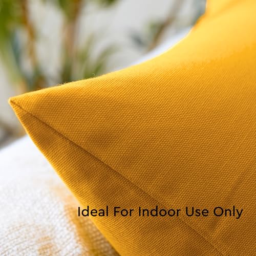 Encasa XO Throw Pillow Covers, Cotton, No Inserts 24"x24"