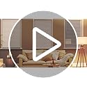 Lumino - 2" Cordless Flat Slat Faux Wood Window Blinds for Home - 34" W x 64" L - White, Faux Wood Blinds for Indoor Windows, Venetian Room Darkening Blinds