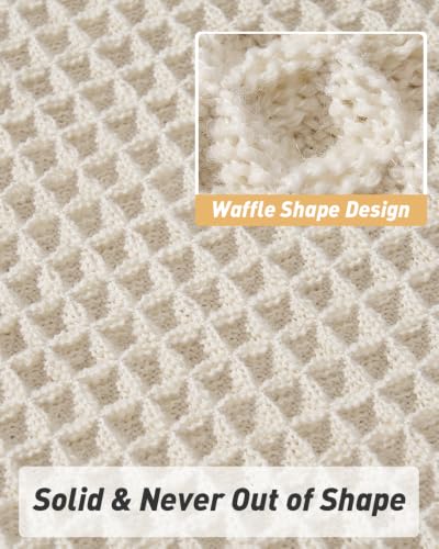 Upgraded Waffle Bath Mat Runner Absorbent Non Slip Bathroom Mat, 2' x 6'