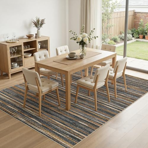 Washable 6x9 Area Rugs Soft Modern Large Living Room Rug