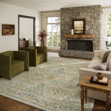 Washable Area Rugs for Living Room: 9x12 Bedroom Rug Boho Vintage Stain Resistant Non Slip Low Pile Lightweight Soft Carpets for Dining Room Kitchen Nursery Kids Room Farmhouse Living Room