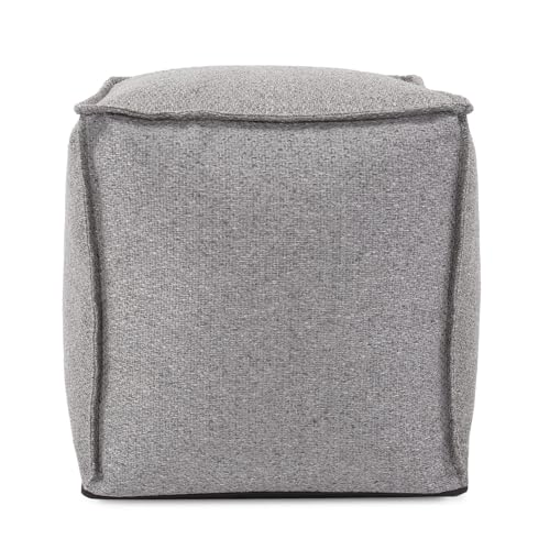 Howard Elliott Collection Square Pouf Panama Stone