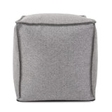 Howard Elliott Collection Square Pouf Panama Stone