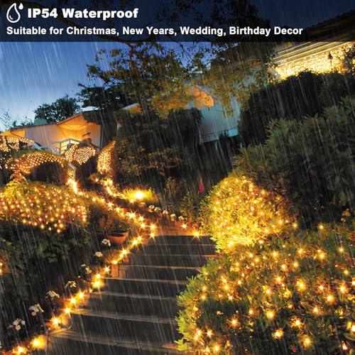 2 Pack Fairy Lights Battery Operated, Each 20Ft 60 LED Twinkle Lights with Remote Timer, Silver Wire Mini Fairy Lights for Bedroom Party Wedding Indoor Outdoor (Warm White)