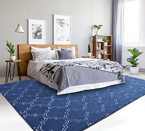 5x7 Shag Geometric Modern Area Rug for Bedroom Living Room