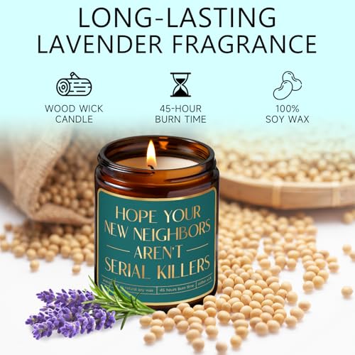 House Warming Gifts New Home,Housewarming Gift,House Warming Gifts for New House,New Home Gift for Homeowner,Funny Housewarming Candle for Neighbor,Couple,Friend,Sister,Women,Men