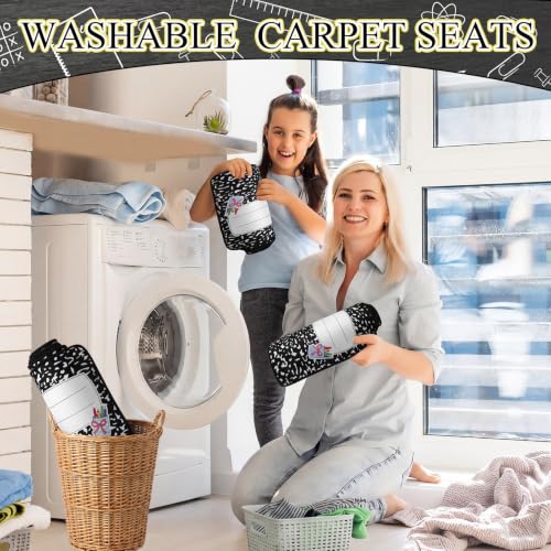 Breling 12 Pcs Kids Carpet Squares Seats 16 Inch Composition Notebook Classroom Rug Floor Soft Cushions Composition Circle Time Mats Non Slip for First Day of School Educational Learning Playing Areas