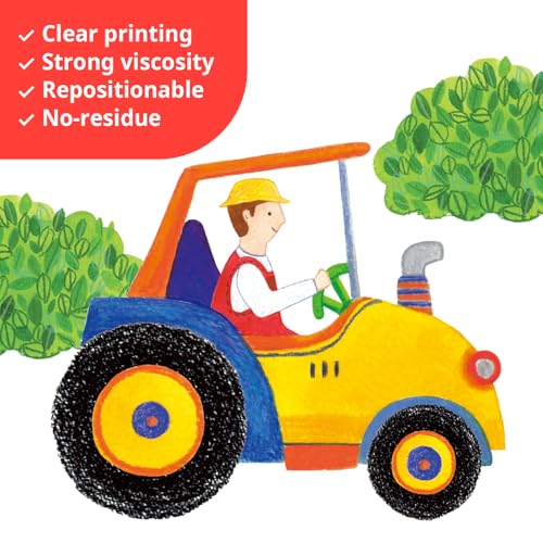 DECOWALL SG2-2107 Construction Transportation Wall Decals Car Truck Tractor Road Stickers for Kids Boys Living Room Decor Bedroom Playroom Nursery Peel and Stick Removable