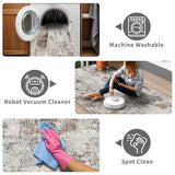 2x5 Washable Runner Rug for Hallway: Non Slip Entryway Runners Rugs Easy-to-Clean - Soft Living Room Bedroom Carpet - Thin Low Pile Floor Mat - Pinkish Beige Brown