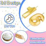 16 Birthday Candles,16th Birthday Decorations for Girls Boys,Sweet 16 Cake Topper Party Decorations,Number Candles for Birthday Cakes