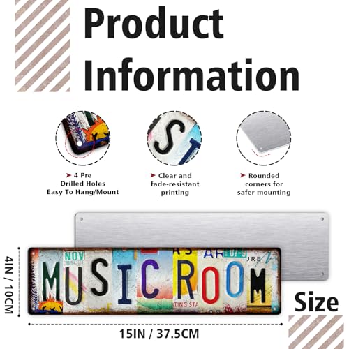 Music Posters Rock Band Grunge Room Decor Y2K Country Musical Guitar Gifts | Country Music Band | Vinyl Merch | Guitar Accessories | Street Sign Style | Birthday Christmas Gift | Funny Wall Art Gear