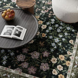 3x5 Washable Area Rugs for Entryway: Small Throw Rugs Stain Resistant Non Slip Low Pile Soft Faux Wool Lightweight Entry Rug for Bedroom Kitchen Living Room Laundry Room Bathroom Front Door Indoor