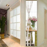 Home Mirror Dressing Mirror Floor Mirror 4PCS Full Length Mirror eless Free Standing Adjustable Bedroom Furniture Mirror Size : 22cm X 22cm AN1018 914 (Size : 40cm×40cm)