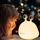 Cute Slug Night Light,Silicone Lamp USB Rechargeable Table Funny Animal Lamp Portable LED Lamps for Breastfeeding Dorm Room Decor for Christmas Gift Baby Kids Girls Teens