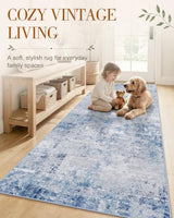 OLANLY 2x10 Washable Runner Rug, Soft Non Slip Carpet for Hallway Kitchen