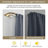 Double Curtain Rod for 84-120 Inches Windows, Blackout Wrap Around Window Curtain Rods，1-inch Heavy Duty Adjustable Room Darkening Rustic Dual Drapery Curtain Rods for for Livingroom, Kitchen, Patio