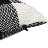 VAKADO Outdoor Farmhouse Buffalo Plaids Throw Pillow Covers 18x18 Set of 2 Black White Decorative Classroom Front Porch Classic Decor Retro Boho Cushion Cases Fall Home Rustic Check for Couch Patio