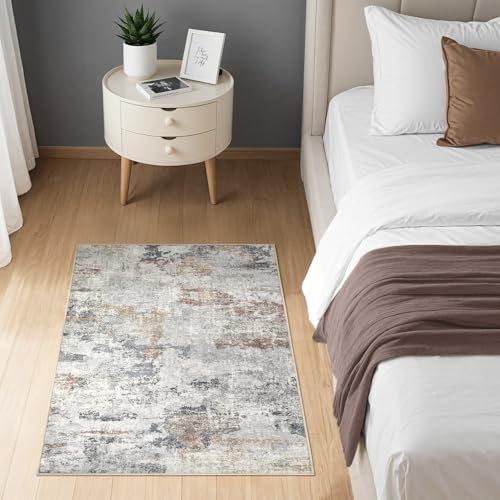 2x3 Small Area Rug Washable Entryway Rugs Abstract Carpet