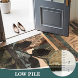 8x10 Washable Area Rugs for Living Room and Bedroom(8x10,Leaf)