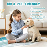 Beach Pattern 3x4ft Runner Rug Non Slip Washable Kitchen Runner Rug with Rubber Backing，Low-Pile Soft Washable Runner Rugs for Hallway Entryway Kitchen Bedroom Living Room Bathroom