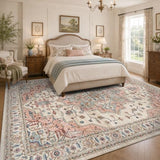 10x14 Area Rug for Living Room Large Vintage Distressed Area Rug