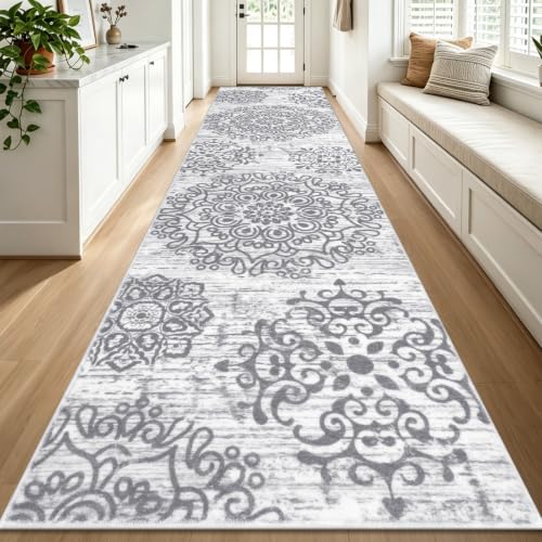 HEBE Hallway Runner Rug 2'8''x12', Washable Non Slip Kitchen Rug Runner
