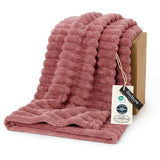 Bedsure Soft Throw Blanket for Couch Decor Gifts Dusty Pink 50"x70"