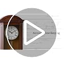 Pendulum Wall Clock Battery Operated - Large, Wooden Hanging Grandfather Wall Clock with Pendulum, 27x11 - Quiet, Made with Real Wood for Living Room Decor, Office & Home Décor Gift