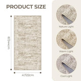 4x8 Rug Non Slip,Washable Hallway Runner Rug,Brown