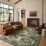 GarveeHome 8x10 Washable Area Rug for Living Room Non Slip Bedroom Rugs