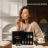 Hotel Diffuser Oil Gift Set - Inspired by 5-Star Hotel Fragrance Oil Set - My Way, White Tea,Baccarat,Four Seasons,Dubai,Beachfront Villa,Paris Coast