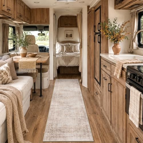 HelloTree 2x6 Vintage Washable Kitchen Runner Rug, Non-Slip Floor Mat