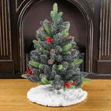 18 Inch Gold Snowflake Sequin Christmas Tree Skirt for Mini Trees – Sparkling Small Xmas Tree Base Cover with Velcro Closure, Elegant Holiday Décor