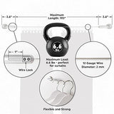Wire Curtain Hanging System - 16ft Stainless Steel Room Divider Rod | Willow & Eva