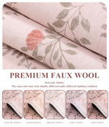 YIHOUSE 5x7 Pink Floral Rug for Bedroom Girls, Washable Area Rugs for Living Room Non Slip Ultra-Thin, Soft Throw Carpet for Nursery, Kids Playroom, Classroom, Home Office Decor